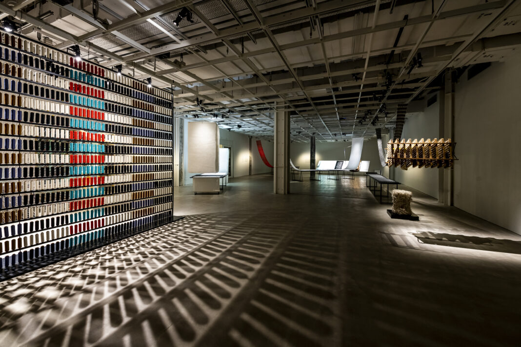 Exhibition view: Sudo Reiko: Making NUNO Textile, 2019. Photo courtesy: CHAT (Centre for Heritage, Arts and Textile), Hong Kong