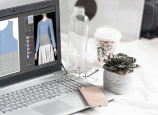 APEXFiz software supports the creative side of fashion from planning and design to colourway evaluation, realistic fabric simulation and 3D virtual sampling. © Shima Seiki.