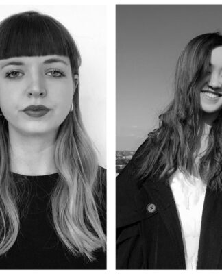 Shima Seiki Student Competition 2021 winners, Rosalba Fucci and Linxi Zhu. © Shima Seiki Europe.
