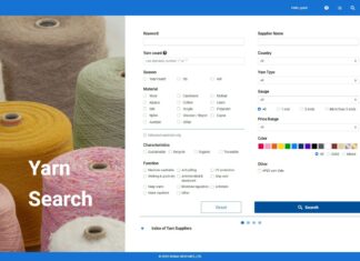 yarnbank allows users to browse yarns from all over the world. © Shima Seiki.