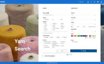 yarnbank allows users to browse yarns from all over the world. © Shima Seiki.