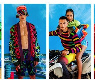 Stripes and gradients are an integral element of AGR’s brand DNA. © Knitwear Lab