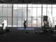 Tapis Magique installation and performance, with audio and video systems and equipments in the background. © Jimmy Day