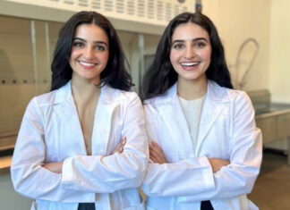 Leila and Neeka Mashouf of Rubi, based in North Carolina, which is one of the eight selected innovators. The company is developing carbon-negative textiles with synthetic biology and has just raised $4.5 million in seed funding. © Rubi