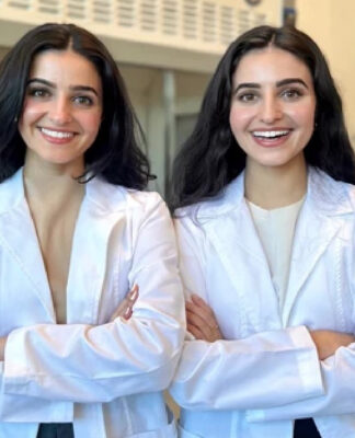 Leila and Neeka Mashouf of Rubi, based in North Carolina, which is one of the eight selected innovators. The company is developing carbon-negative textiles with synthetic biology and has just raised $4.5 million in seed funding. © Rubi