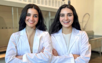 Leila and Neeka Mashouf of Rubi, based in North Carolina, which is one of the eight selected innovators. The company is developing carbon-negative textiles with synthetic biology and has just raised $4.5 million in seed funding. © Rubi
