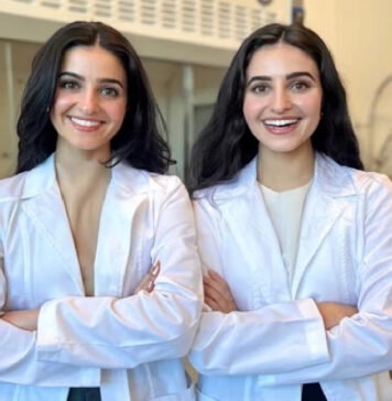 Leila and Neeka Mashouf of Rubi, based in North Carolina, which is one of the eight selected innovators. The company is developing carbon-negative textiles with synthetic biology and has just raised $4.5 million in seed funding. © Rubi