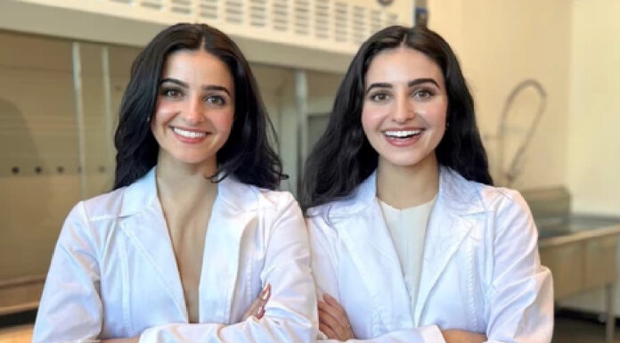 Leila and Neeka Mashouf of Rubi, based in North Carolina, which is one of the eight selected innovators. The company is developing carbon-negative textiles with synthetic biology and has just raised $4.5 million in seed funding. © Rubi