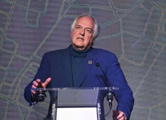 Paul Polman speaking at the Rome congress. © World Retail Congress