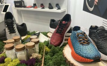 Simplifyber 3D moulded products at Future Fabrics Expo. © Anne Prahl
