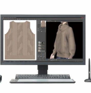 Shima’s SDS-ONE APEX4 3D design system will be available for demonstrations on the creative side of fashion, from planning and design to colourway evaluation, realistic fabric simulation and 3D virtual sampling. © Shima Seiki