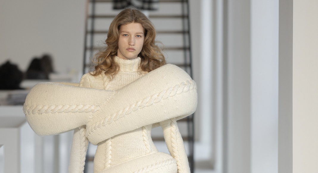 Knitwear from Duran Lantink Look Book. © Woolmark
