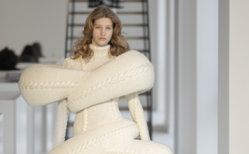 Knitwear from Duran Lantink Look Book. © Woolmark