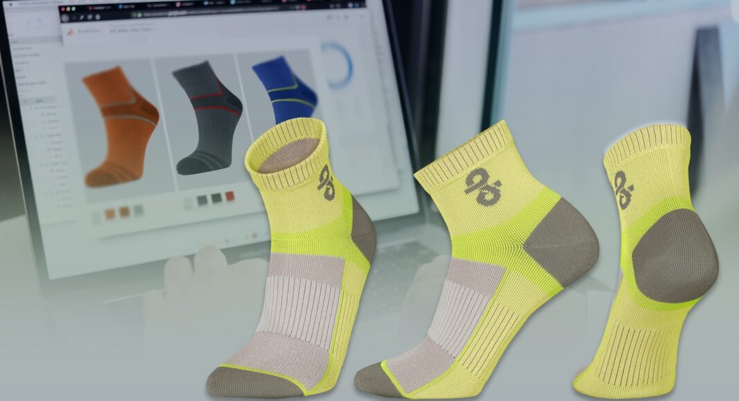 APEXFiz Design-Sox - design and simulation software for socks. © Shima Seiki