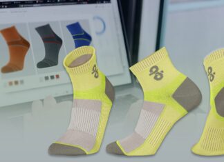 APEXFiz Design-Sox - design and simulation software for socks. © Shima Seiki