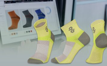 APEXFiz Design-Sox - design and simulation software for socks. © Shima Seiki