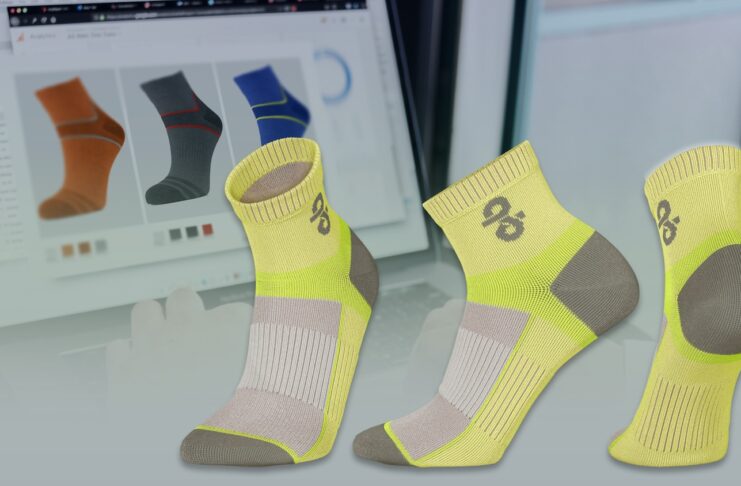 APEXFiz Design-Sox - design and simulation software for socks. © Shima Seiki