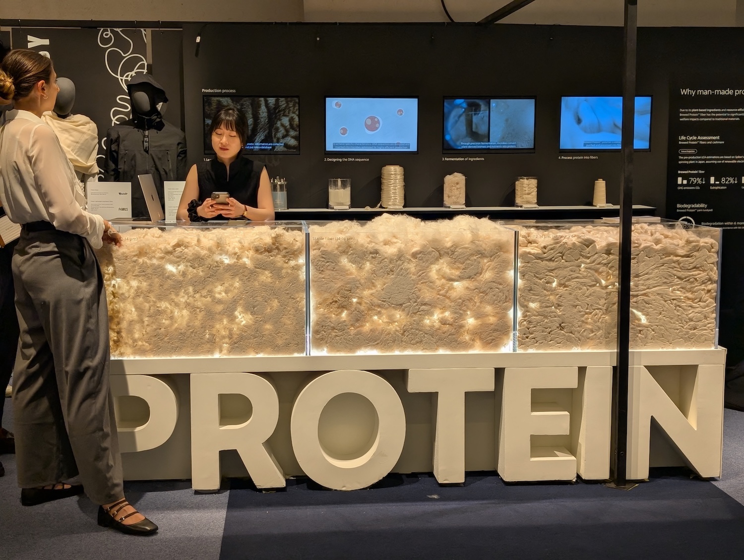 A major innovation this season came in the form of Brewed Protein. © Jo Storie Knit Design Consultancy