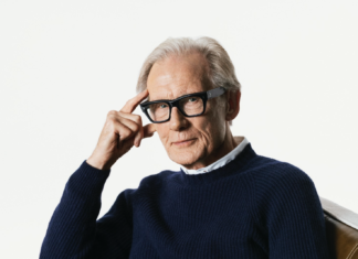 Bill Nighy in John Smedley. © John Smedley