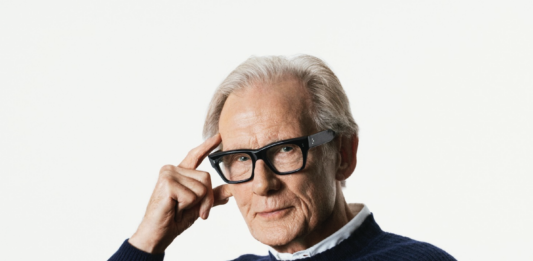 Bill Nighy in John Smedley. © John Smedley
