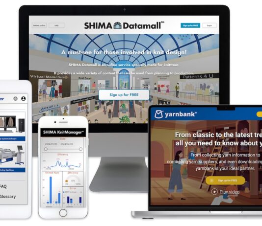 This year’s concept reflects a return to the company’s technological roots - an evolution driven by renewed commitment to innovation, efficiency and sustainability. © Shima Seiki